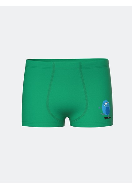 Yeni Sezon Baskili Erkek Cocuk Boxer 3'lu - S55238Z4