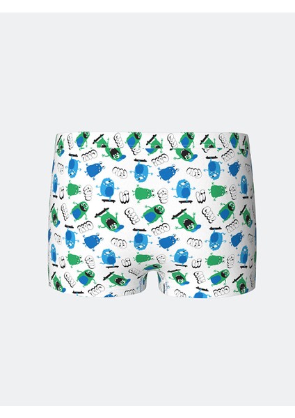 Yeni Sezon Baskili Erkek Cocuk Boxer 3'lu - S55238Z4