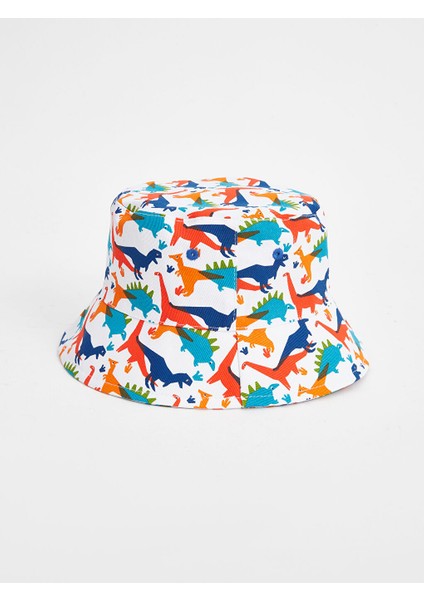 Yeni Sezon Dinozor Baskili Erkek Cocuk Bucket Sapka - S4BO91Z4
