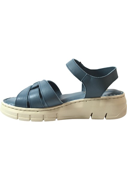 K-10 Deri Cırtlı Anatomik Ped Taban Kadın Anne Sandalet modelleri