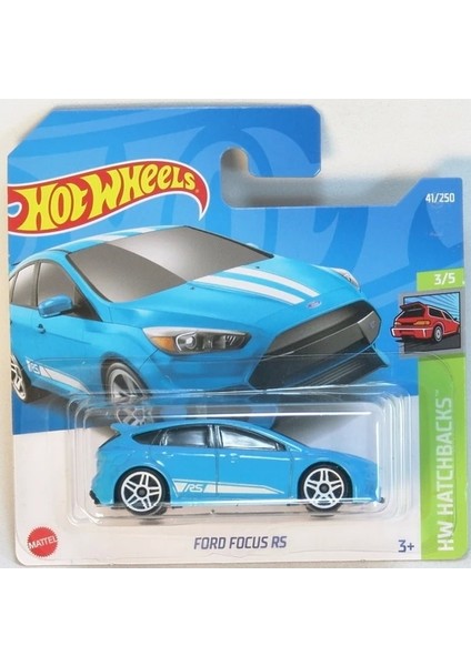 Hot Wheels (2022) Ford Focus Rs Blue