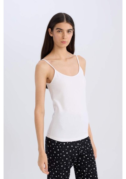 Yeni Sezon Regular Fit Pamuklu Atlet-Fall In Love