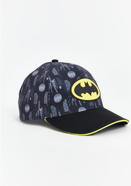 Yeni Sezon Batman Baskili Erkek Cocuk Kep Sapka - S5AR64Z4