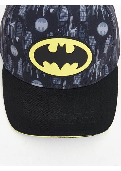 Yeni Sezon Batman Baskili Erkek Cocuk Kep Sapka - S5AR64Z4