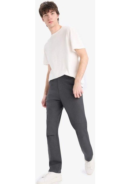 Yeni Sezon Bol Rahat Kesim Wide Leg Üç Cepli Geniş Paça Yazlık Pantolon