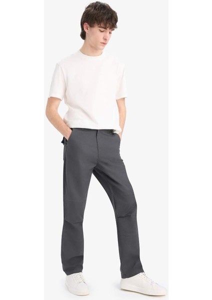 Yeni Sezon Bol Rahat Kesim Wide Leg Üç Cepli Geniş Paça Yazlık Pantolon