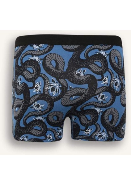 Yeni Sezon Regular Fit Hayvan Baskılı 3'lü Boxer
