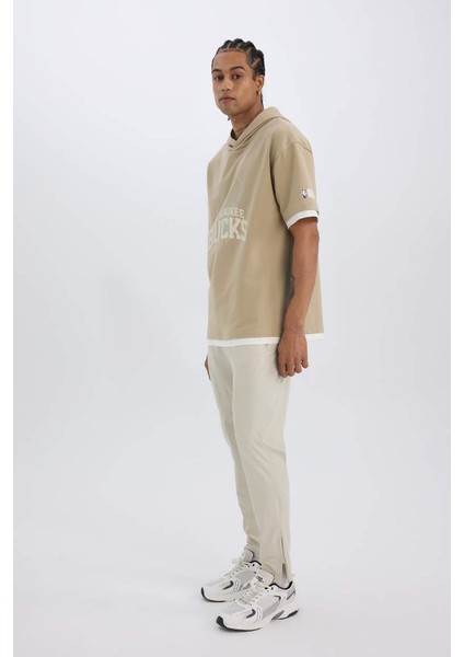 Yeni Sezon Defactofit Sporcu Jogger Eşofman Altı Slim Fit Dar Kesim Dokuma Üç Cepli Fermuarlı Paça