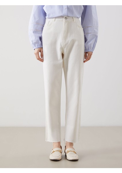 Yeni Sezon Standart Fit Gabardin Kadin Pantolon - S5M961Z8 fiyatları