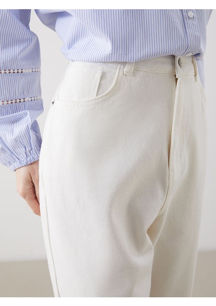 Yeni Sezon Standart Fit Gabardin Kadin Pantolon - S5M961Z8 modelleri
