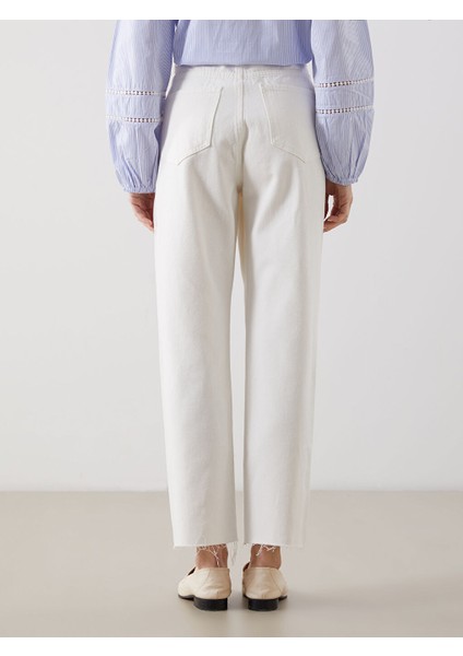 Yeni Sezon Standart Fit Gabardin Kadin Pantolon - S5M961Z8 fırsatları