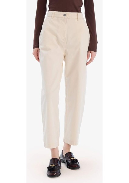 Yeni Sezon Carrot Fit Gabardin Pantolon Normal Bel