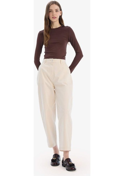Yeni Sezon Carrot Fit Gabardin Pantolon Normal Bel fiyatları