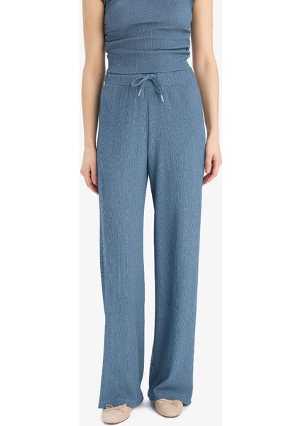Yeni Sezon Straight Fit Cepli Bürümcük Pantolon