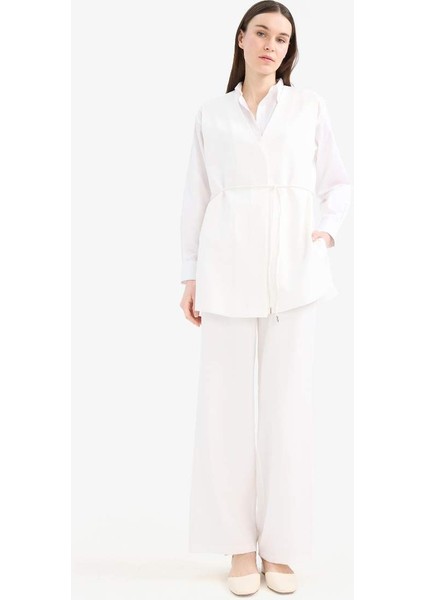 Yeni Sezon Wide Leg Basic Düz Geniş Paça Palazzo Pantolon modelleri
