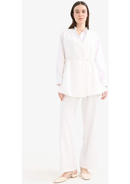 Yeni Sezon Wide Leg Basic Düz Geniş Paça Palazzo Pantolon fırsatları