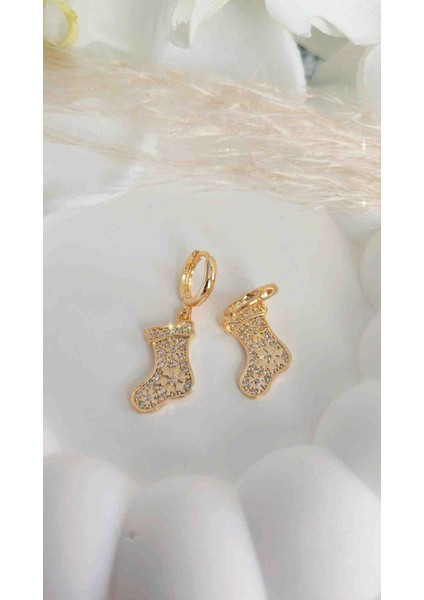 Çelik Zirkon Taşlı Çorap Küpe Yeni Sezon Trend Modeller fiyatları