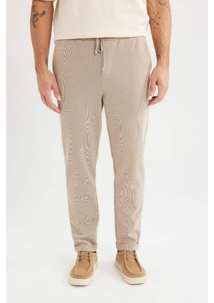 Yeni Sezon Jogger Duble Paça Yazlık Kumaş Pantolon