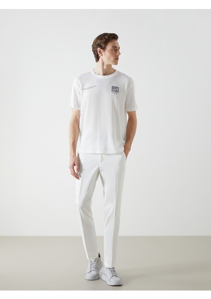 Yeni Sezon Dar Kalip Erkek Chino Pantolon - S5FG89Z8