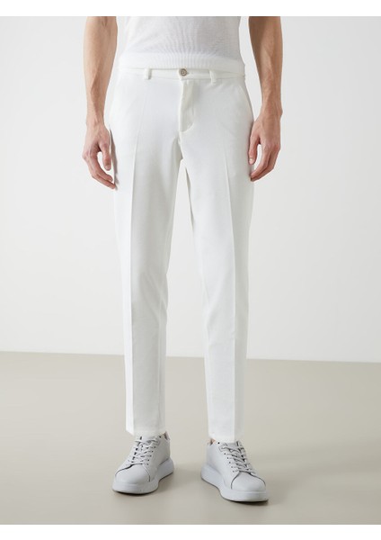 Yeni Sezon Dar Kalip Erkek Chino Pantolon - S5FG89Z8