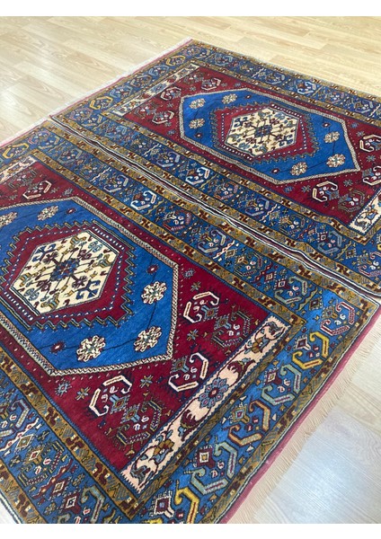 Yahyalı Halısı El Dokuma Muhteşem Kondisyon Kök Boya Yün Halı 130 x 190