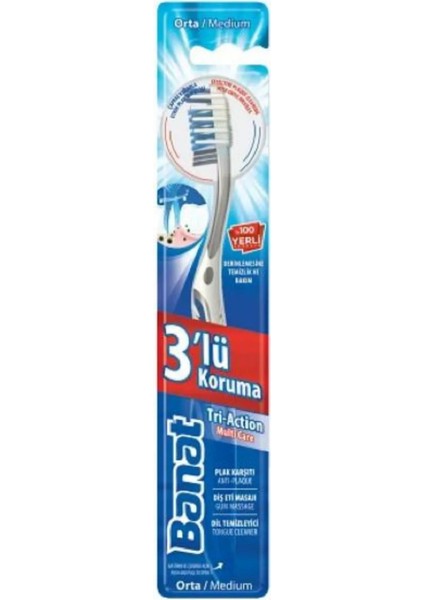 Tri-Action Multi Care Sert Diş Fırçası
