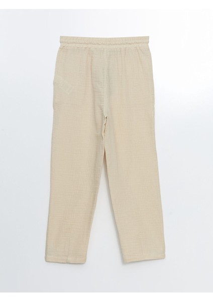 Yeni Sezon Beli Lastikli Duz Muslin Kadin Pantolon - S52601Z8 fiyatları