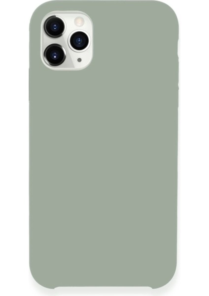 Apple iPhone 11 Pro Max Kılıf Lansman Legant Silikon - Açık Gri Yktsn