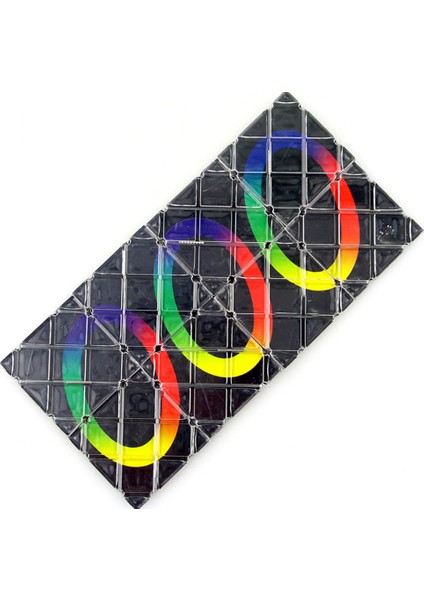 8 Panel Katlanır Bulmaca Küpleri Twisty Cubo Magico Profesyonel Küp Klasik Oyuncaklar (Yurt Dışından)
