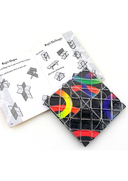 8 Panel Katlanır Bulmaca Küpleri Twisty Cubo Magico Profesyonel Küp Klasik Oyuncaklar (Yurt Dışından)