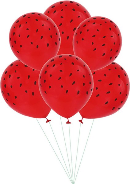 Karpuz Partisi Süslemeleri Balon Seti Yaz Partisi Lateks Karpuz Balonları Yaz Düğünü Bebek Duşu Doğum Günü Partisi Malzemeleri (Yurt Dışından)