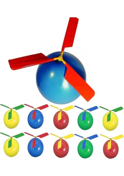 10 Adet Balon Helikopter Çocuk Oyunları Çorap Doldurma Parti Hediyesi Uçan Oyuncaklar Erkek Kız Çocuklar Için Hediye (Yurt Dışından)