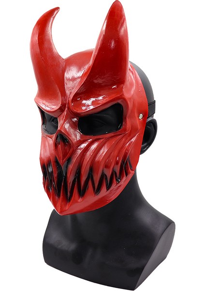 Cadılar Bayramı Şeytan Maskesi Karanlığın Çocuğu Deathcore Grubu Maskesi Cosplay Cadılar Bayramı Aksesuarları (Yurt Dışından) fırsatları