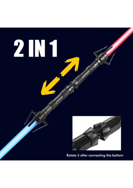 Adet 2'si 1 Arada 7 Renk Değiştiren Işıklı K-Ilıç Sesli Genişletilebilir Işıklı K-Ilıç Cosplay Oyuncak Çocuklar Yetişkinler Cadılar Bayramı Noel Hediyesi (Yurt Dışından) fırsatları
