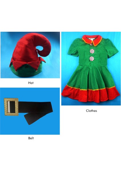 Noel E-Lf Kostümü Çocuk Yetişkin E-Lf Kostüm Seti Güzel Aile E-Lf Kostüm Seti Noel E-Lf Kostümü Fan-Tezi Elbise (Yurt Dışından) modelleri