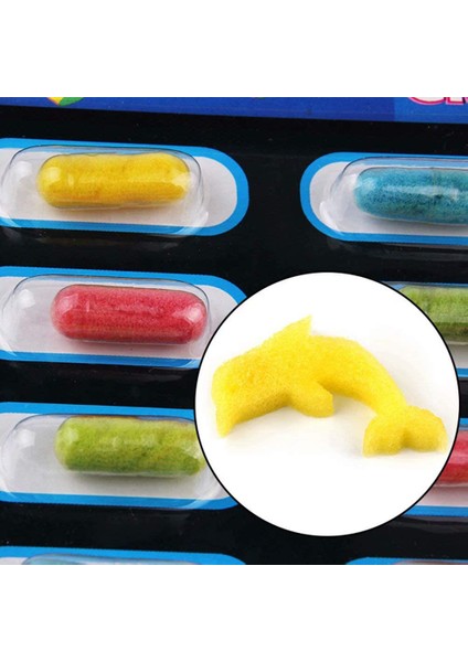 4 Paket Amazing Grow Kapsülleri Su Içinde Büyüyen Hayvanlar Oyuncaklar Kapsüller Parti Malzemeleri (Yurt Dışından)