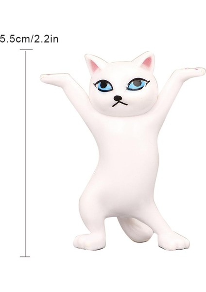 5 Adet Anime Elleri Dans Eden Kedi Modeli Kedi Süsleri Kedi Figürleri Oyuncaklar Çocuk Odası Çalışma Odası (Yurt Dışından) modelleri