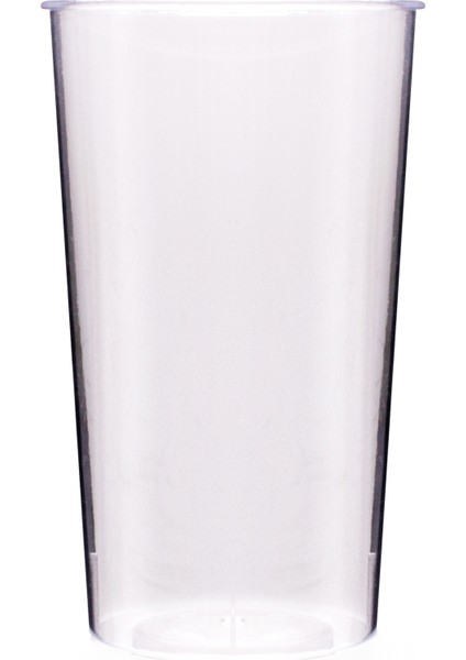 400 ml Sert Plastik Kokteyl-Limonata-Meşrubat Bardağı 15'li