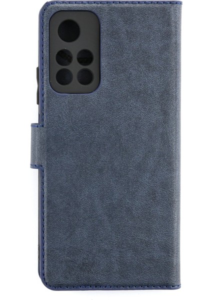 Xiaomi Redmi Note 11T Kılıf Trend S Plus Kapaklı Kılıf - Lacivert Yktsn