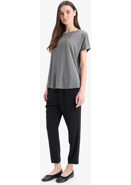 Yeni Sezon Straight Fit Cepli Basic Düz Aerobin Pantolon fırsatları
