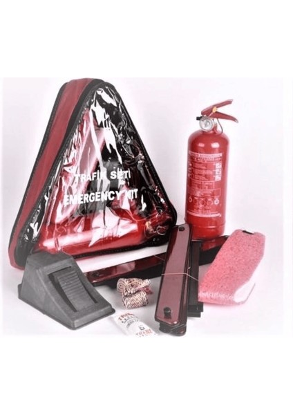 Trafik Seti Emergency Kit Çantası (Mevzuata Uygun) ( Lisinya )