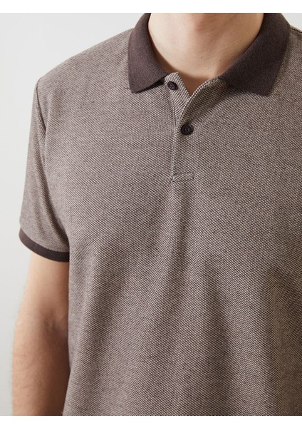 Yeni Sezon Polo Yaka Kisa Kollu Penye Erkek Tisort - S5K250Z8 modelleri