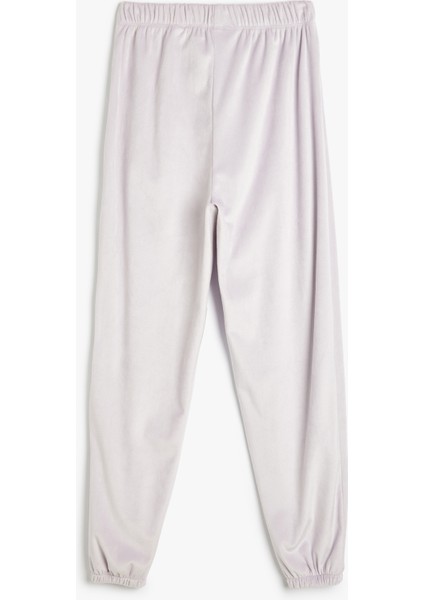 Yeni Sezon Rahat Kalıp Jogger Polar Kadife Pijama Altı