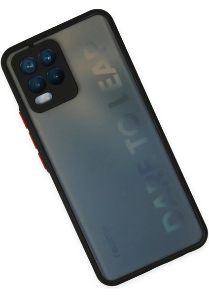 Realme 8 Kılıf Montreal Silikon Kapak - Siyah Yktsn