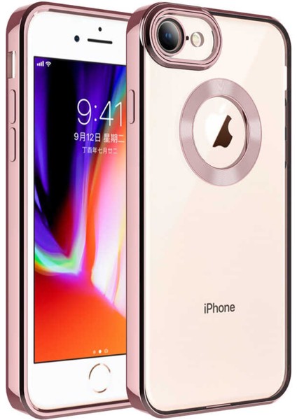 iPhone 8 Kılıf Kamera Korumalı Logo Gösteren Omega Kapak