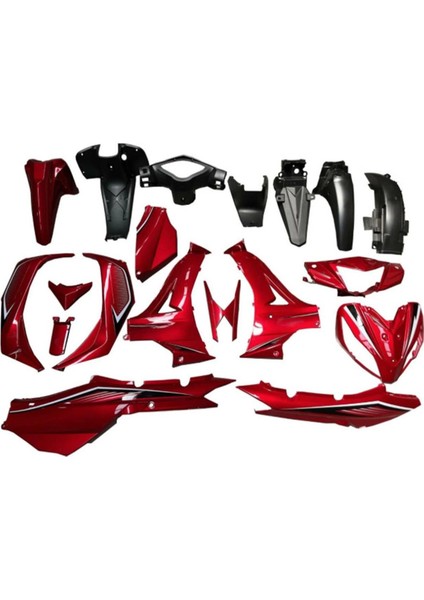 Kuba Ege Kaporta Seti Kırmızı Komple