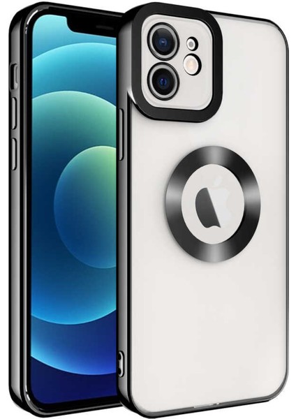 iPhone 11 Kılıf Kamera Korumalı Logo Gösteren Omega Kapak