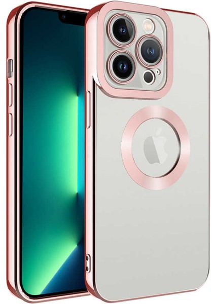 iPhone 14 Pro Kılıf Kamera Korumalı Logo Gösteren Omega Kapak
