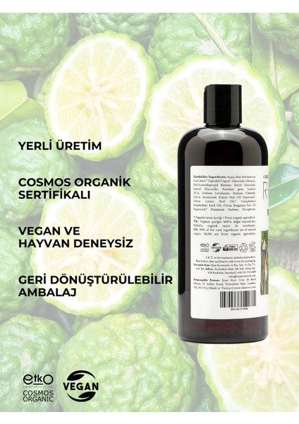 Tamanu Serisi Aromaterapik Duş Jeli, Organik ve Vegan Sertifikalı, 400 ml