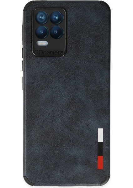 Realme 8 Kılıf Loop Deri Silikon - Lacivert Yktsn